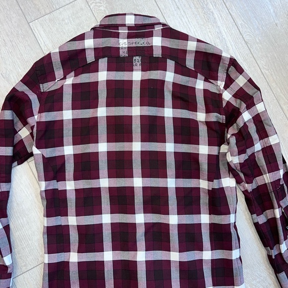 G-STAR Waterpatrol Shirt Mens Large Plaid Flannel Zip Button up - Picture 9 of 10